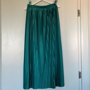Turquoise long skirt
